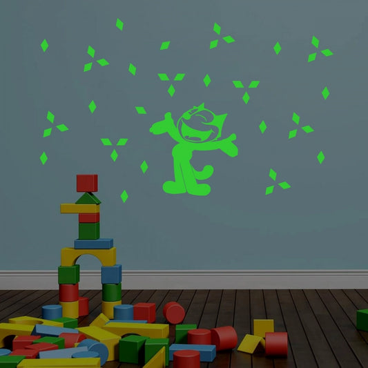 Generic Green Kids Room Decor Radium Wall Sticker