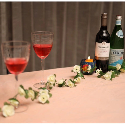 Generic Artificial White Rose Vine Flowers Plants Artificial Flower Creeper Hanging Rose For Home Decoration (Color: White, Material: Silk Polyester)