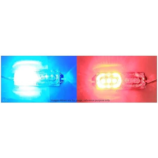 Generic Police Strobe Light For Bike Red And Blue (Red And Blue)