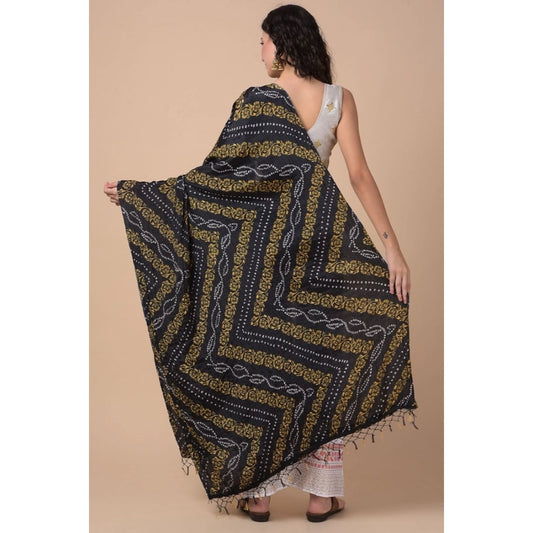 Generic Women's Chanderi Printed Dupatta (Multicolor, Length: 2.25 to 2.50 Mtr)