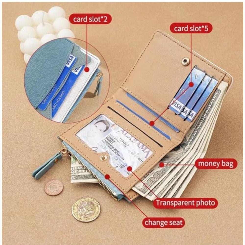 Generic Women's PU Leather Wallet (Multicolor)