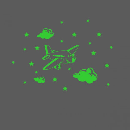 Generic Green Kids Room Decor Radium Wall Sticker