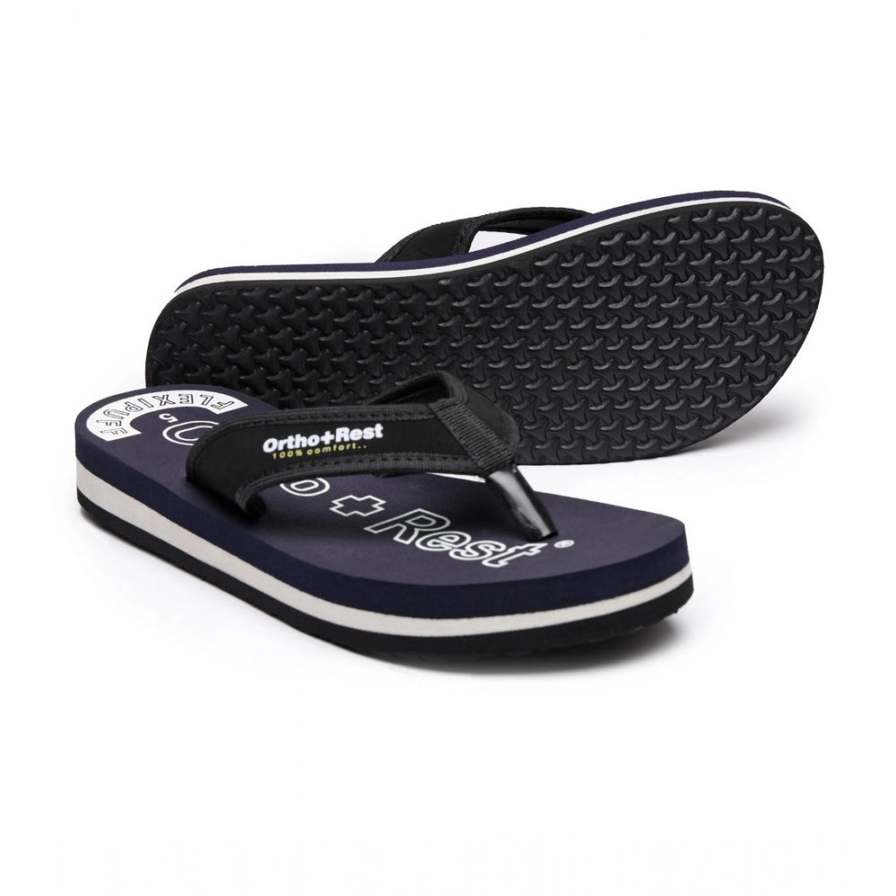 Generic Unisex Rubber Comfortable Orthopedic Doctor Slipper and Flip Flops (Blue)