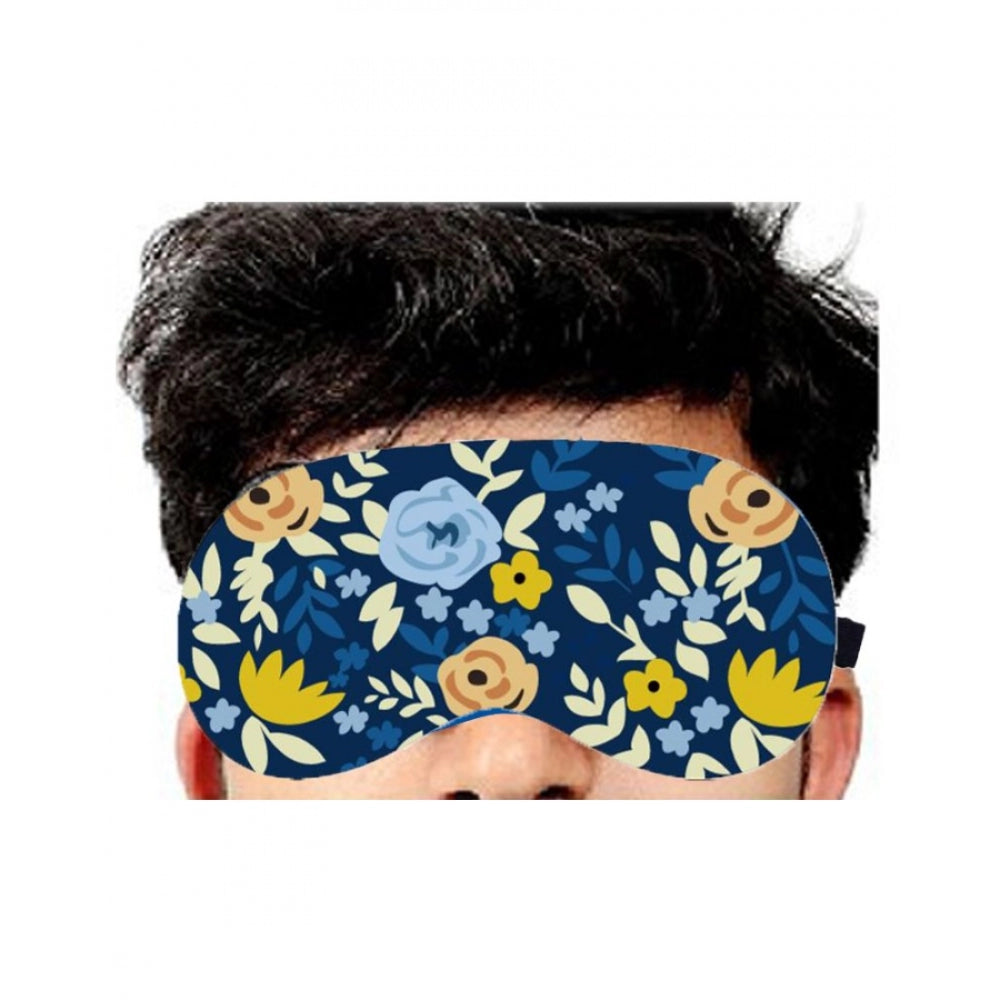 Generic Printed Polyester Eyemasks (Blue)