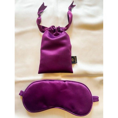 Generic Solid Satin Silk Eyemasks (Purple)