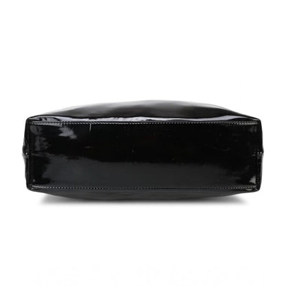 Generic Women's Synthetic Solid Shoulder Bag (Black)