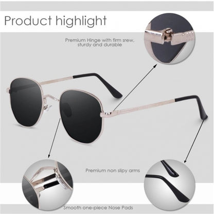Generic Pack Of 2 Classic Unisex UV400 Protection Sunglasses (MultiColor)