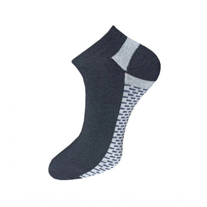 Generic 3_Pair Set Unisex Casual Cotton Solid Ankle Length Socks (Multicolor)
