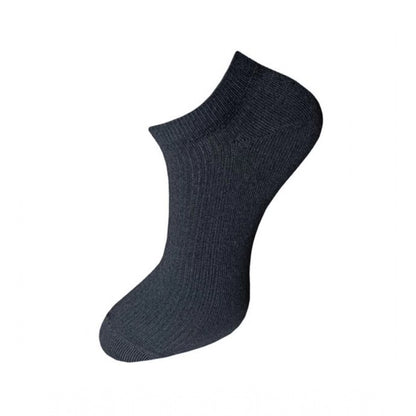 Generic 3_Pair Set Unisex Casual Cotton Solid Ankle Length Socks (Multicolor)