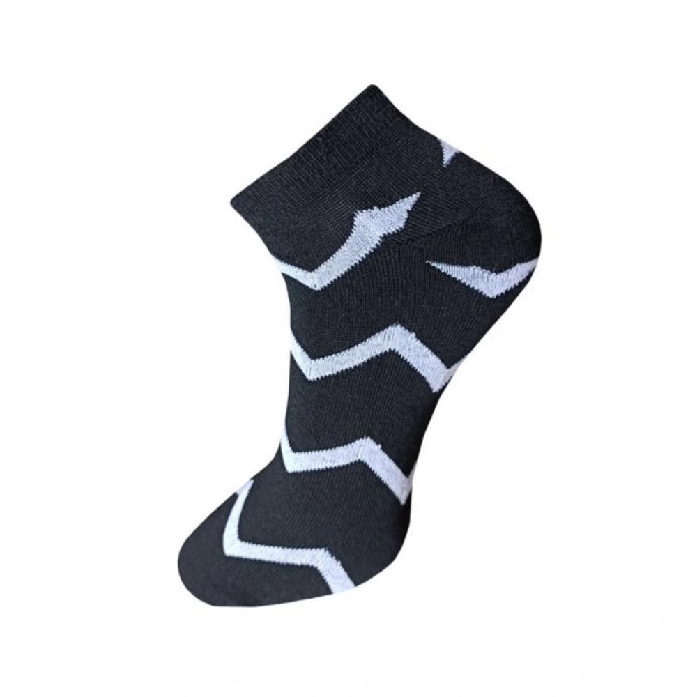 Generic 3_Pair Set Unisex Casual Cotton Printed Ankle Length Socks (Multicolor)