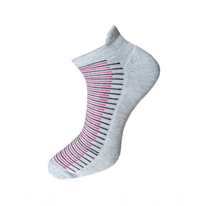 Generic 3_Pair Set Unisex Casual Cotton Striped Ankle Length Socks (Multicolor)