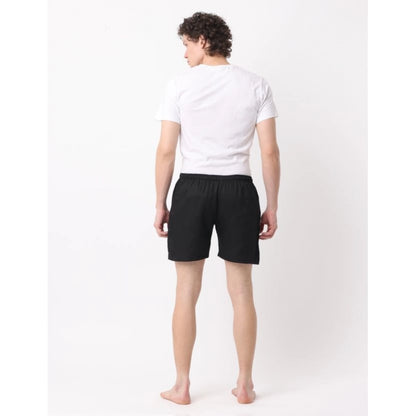Generic Pack_of_2 Men's Polycotton Solid Boxer Shorts (Multicolor)