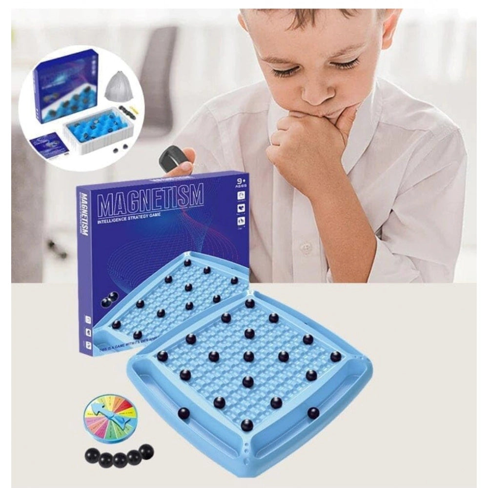 Generic Plastic Magnetic Chess Games with Stones (Blue)