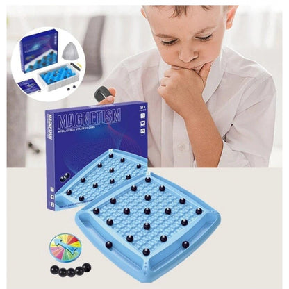Generic Plastic Magnetic Chess Games with Stones (Blue)