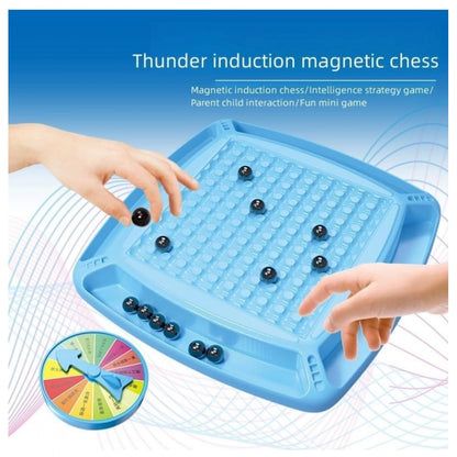 Generic Plastic Magnetic Chess Games with Stones (Blue)