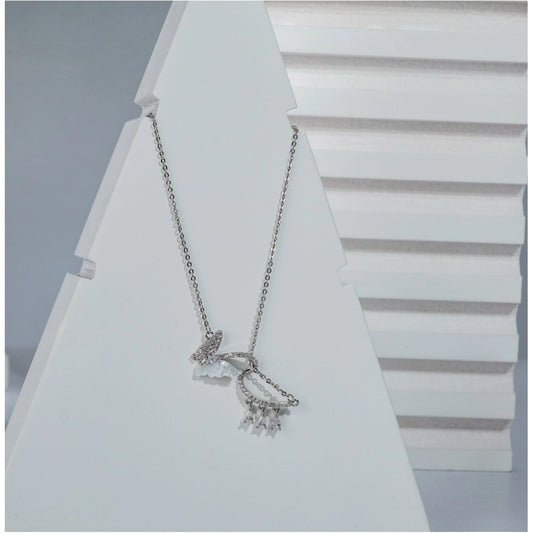 Generic Women's Stainless Steel Imported Stanless Steel Pendent Chain (Silver Plated)