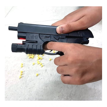 Generic Plastic Pubg Pistol Shooting Toy For Kids With 8 Round Reload (Multicolor)