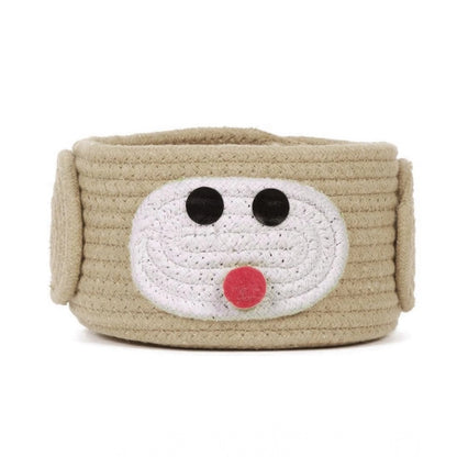 Generic Cotton Pen Holder Inch Pack of 1 Storage Basket For Clothes (Beige)