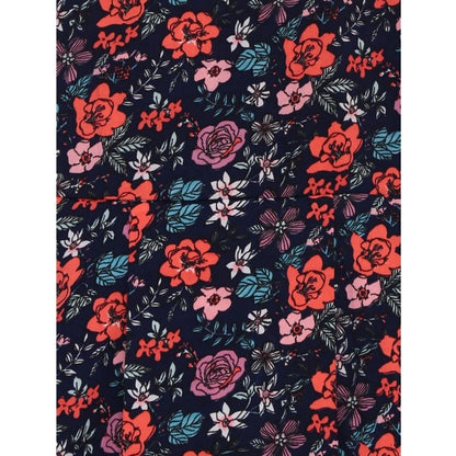 Generic Girl's Polyester Crepe Embellished Sleeveless Round Neck Dress (Multicolor)