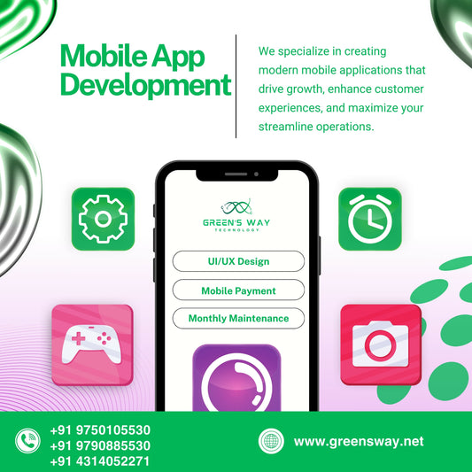 Yellow and Blue Modern Mobile App Promotion Instagram Post