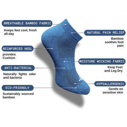 Generic 3_Pair Set Unisex Casual Cotton Printed Low Cut Socks (Multicolor)