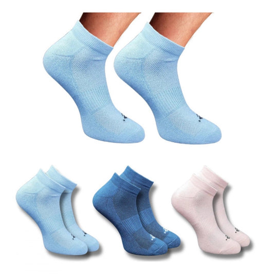 Generic 3_Pair Set Unisex Casual Cotton Printed Low Cut Socks (Multicolor)