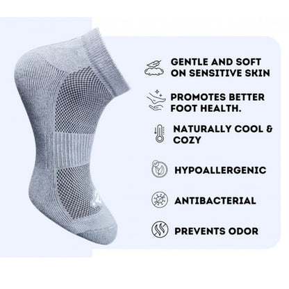 Generic 3_Pair Set Unisex Casual Cotton Printed Low Cut Socks (Multicolor)