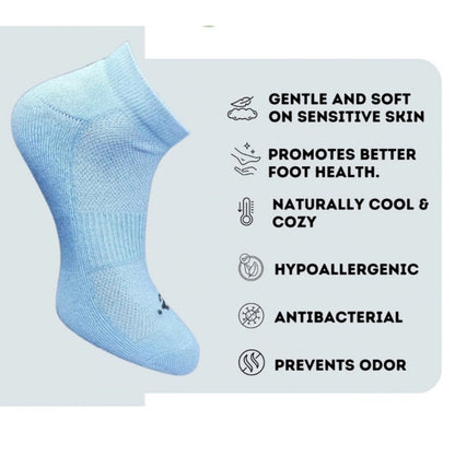 Generic 3_Pair Set Unisex Casual Cotton Printed Low Cut Socks (Multicolor)
